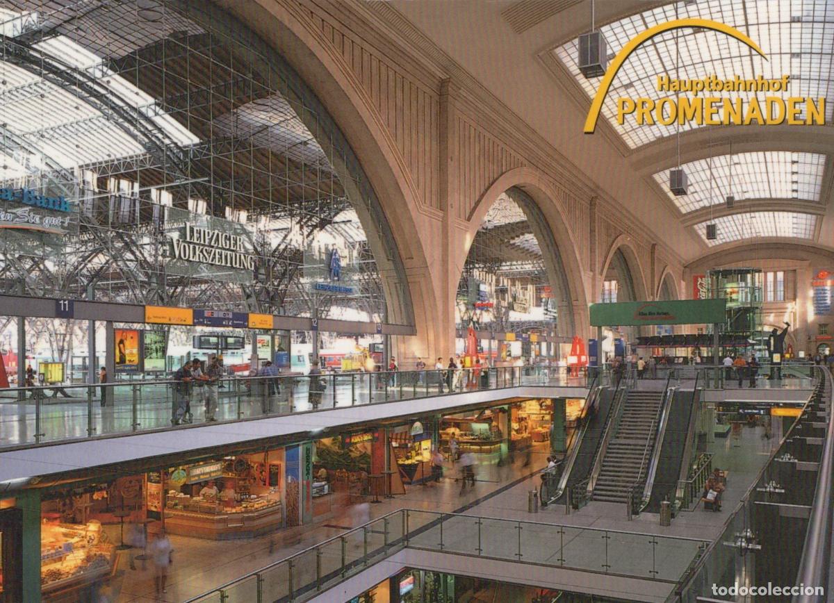 Cartes Postales: Germany Leipzig Hauptbahnhof Promenaden Interior View of Main Unposted *YAV643