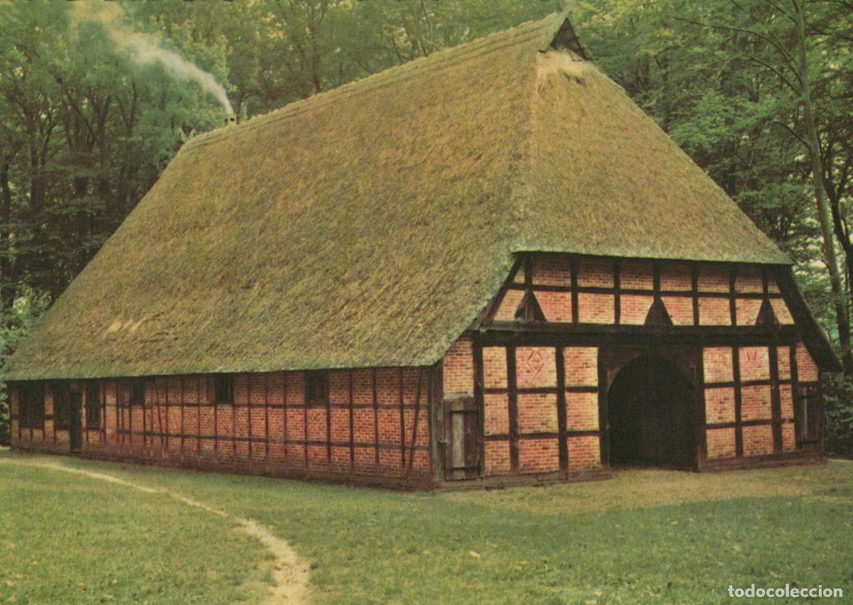Cartoline: Germany L&uuml;neburg Heath L&uuml;neburger Heide das Haus der Heidmark Thatched *YAV474