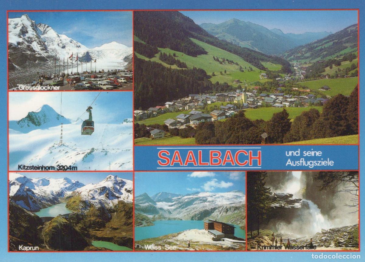 Postcards: Austria Saalbach Multi View Grossglockner Kitzsteinhorn Kaprun Weiss See *YAV673