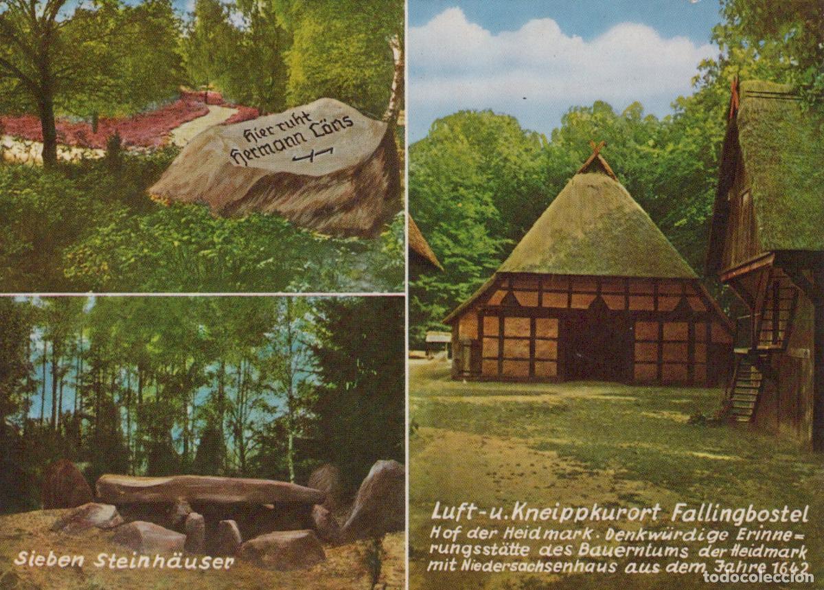 Cartes Postales: Germany Fallingbostel Heath Hermann L&ouml;ns Grave Sieben Unposted *YAV497