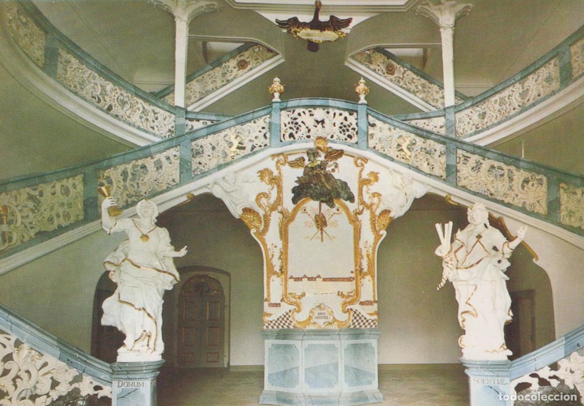 Postcards: Germany Sch&ouml;ntal Kloster an der Jagst Monastery Grand Staircase Unposted *YAV700