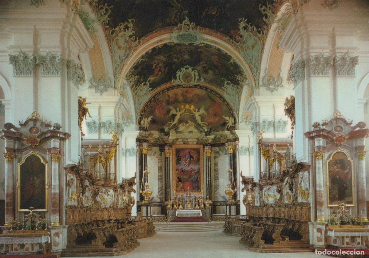 Cartes Postales: Switzerland St Gallen Baroque Cathedral Interior Architecture Unposted *YAV703