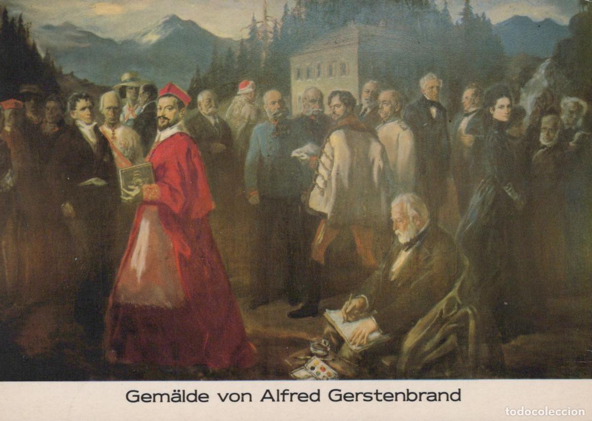Cartes Postales: Austria Bad Gastein Alfred Gerstenbrand Painting Guests From Unposted *YAV708