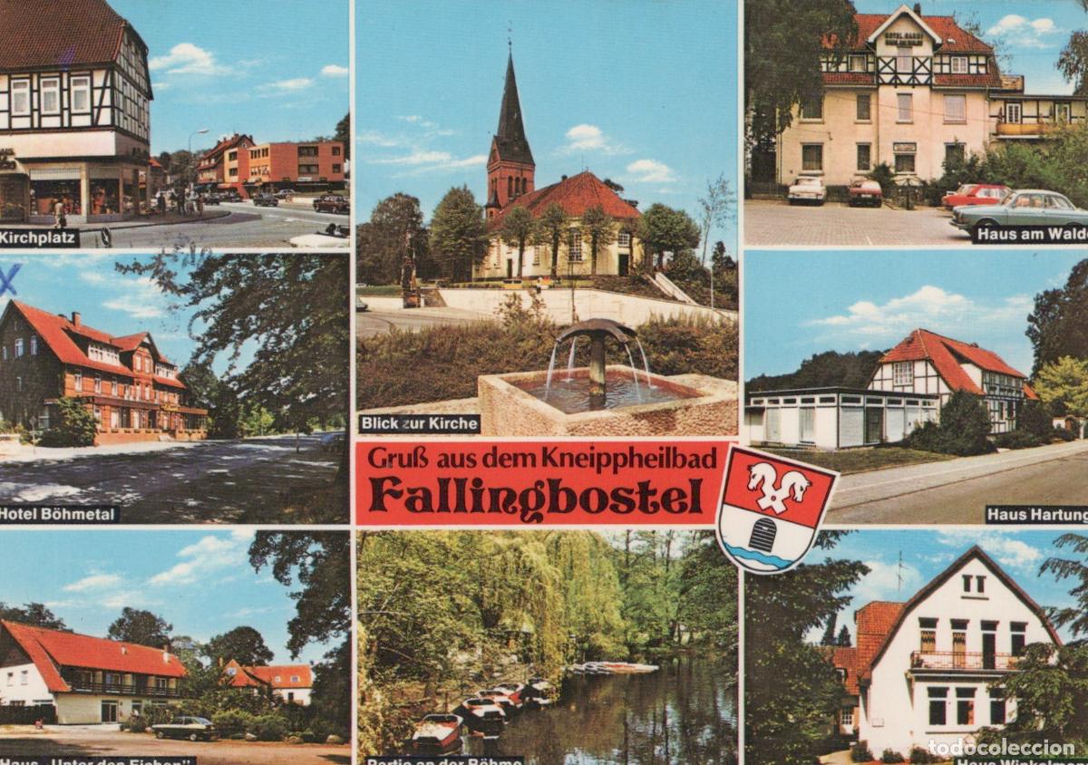 Cartes Postales: Germany Fallingbostel Multi View Kirchplatz Church Hotels River B&ouml;hme *YAV519