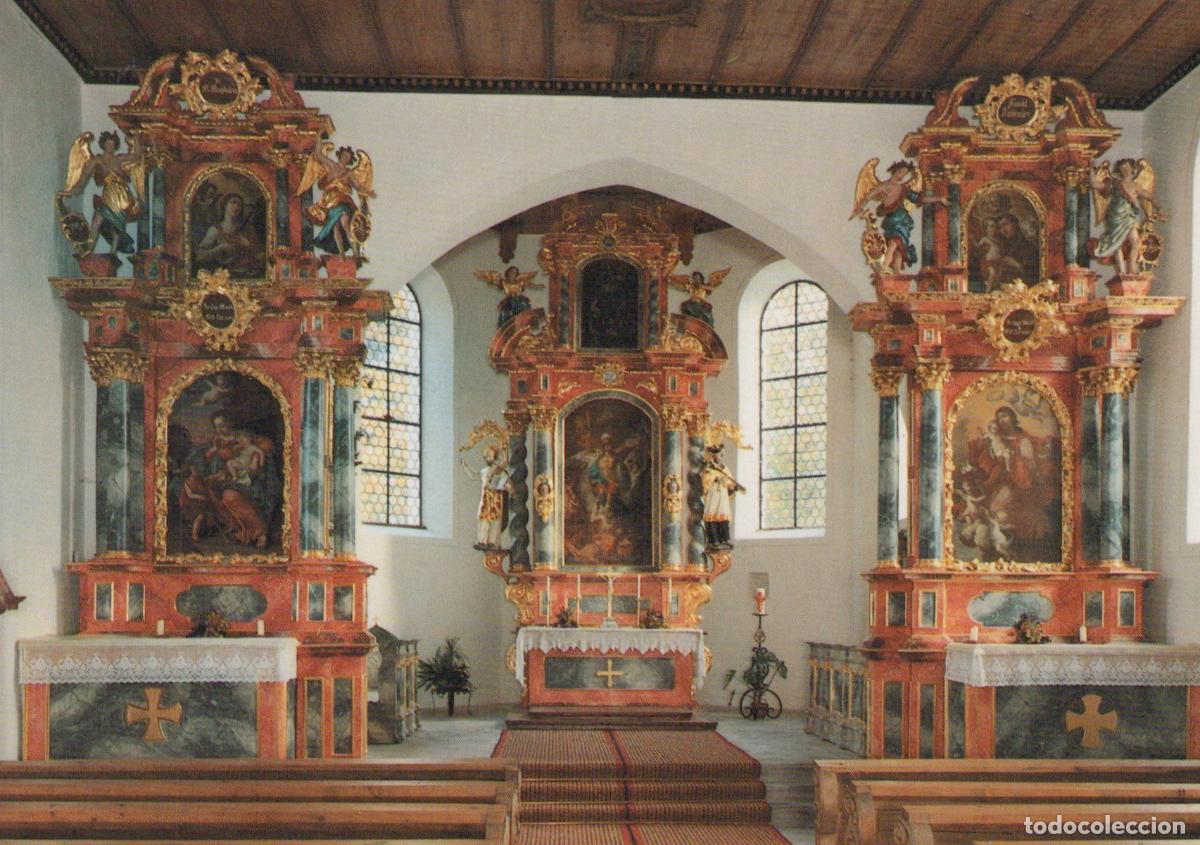 Postales: Germany Sch&ouml;llang St Michael Church Interior Baroque Altars Unposted *YAV524