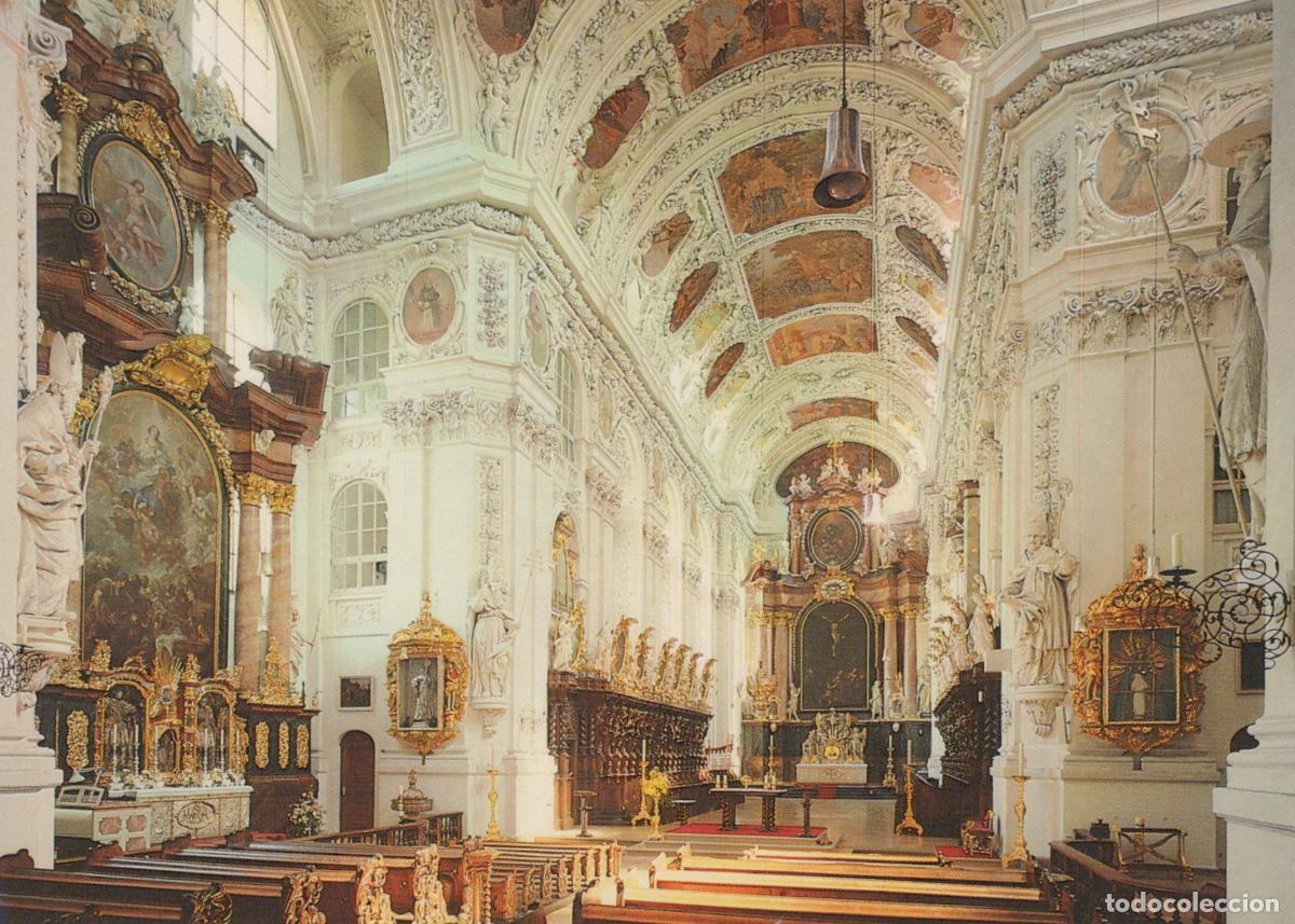 Postales: Germany Waldsassen Abbey Basilica Interior Choir and North Unposted *YAV733