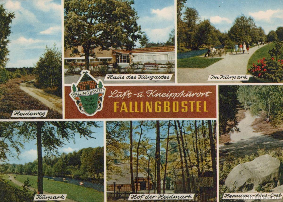 Postkarten: Germany Fallingbostel Views of Haus des Kurgastes Kurpark Heideweg *YAV768