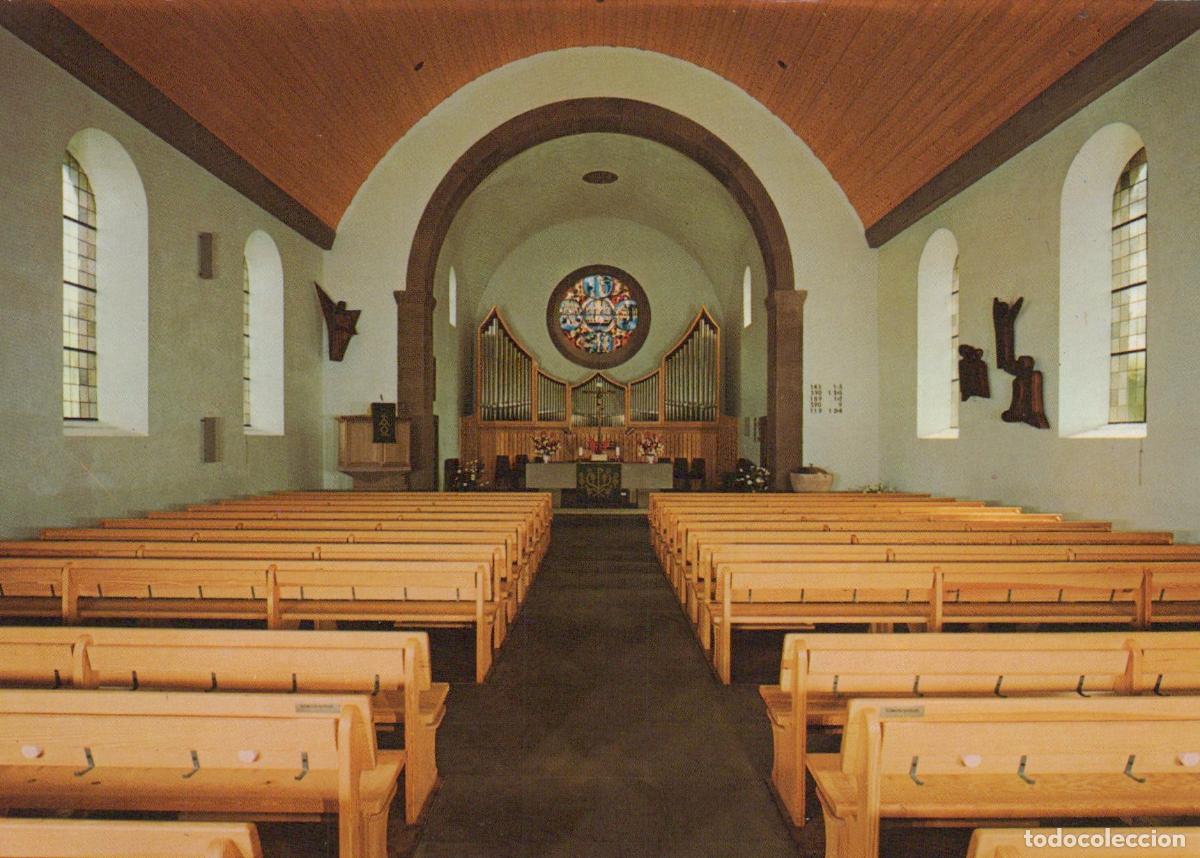 Postkarten: Germany Baiersbronn Interior of Evangelische Marienkirche With Wooden *YAV559