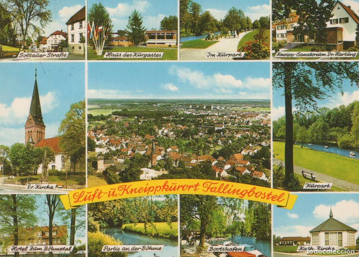 Postkarten: Germany Fallingbostel Multi View Soltauer Strasse Kurpark Kneipp *YAV776