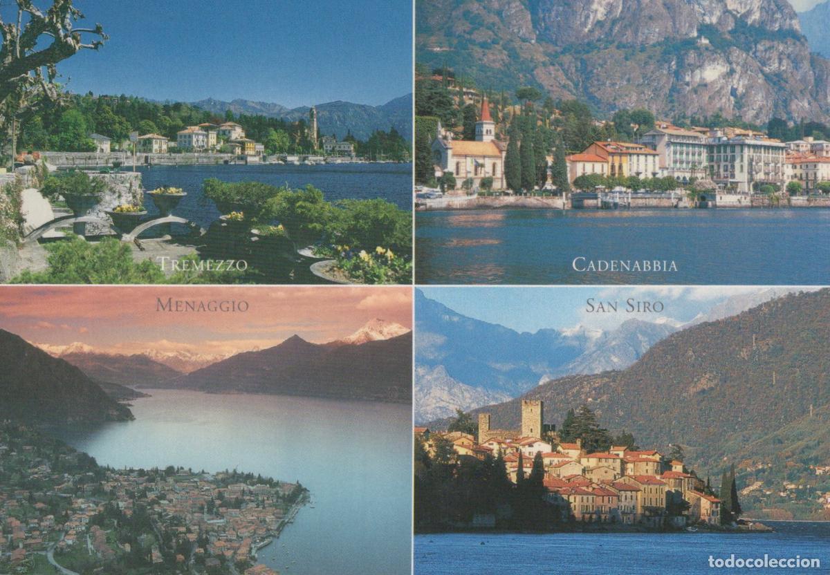 Postkarten: Italy Lake Como Tremezzo Cadenabbia Menaggio San Siro Multi View *YAV781