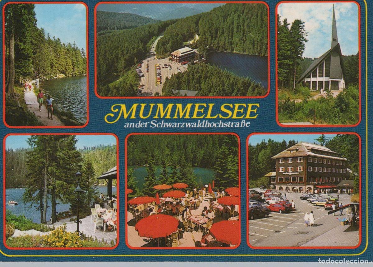 Cartoline: Germany Mummelsee Lake Multi View Hotel Church Landscape Unposted *YAV569