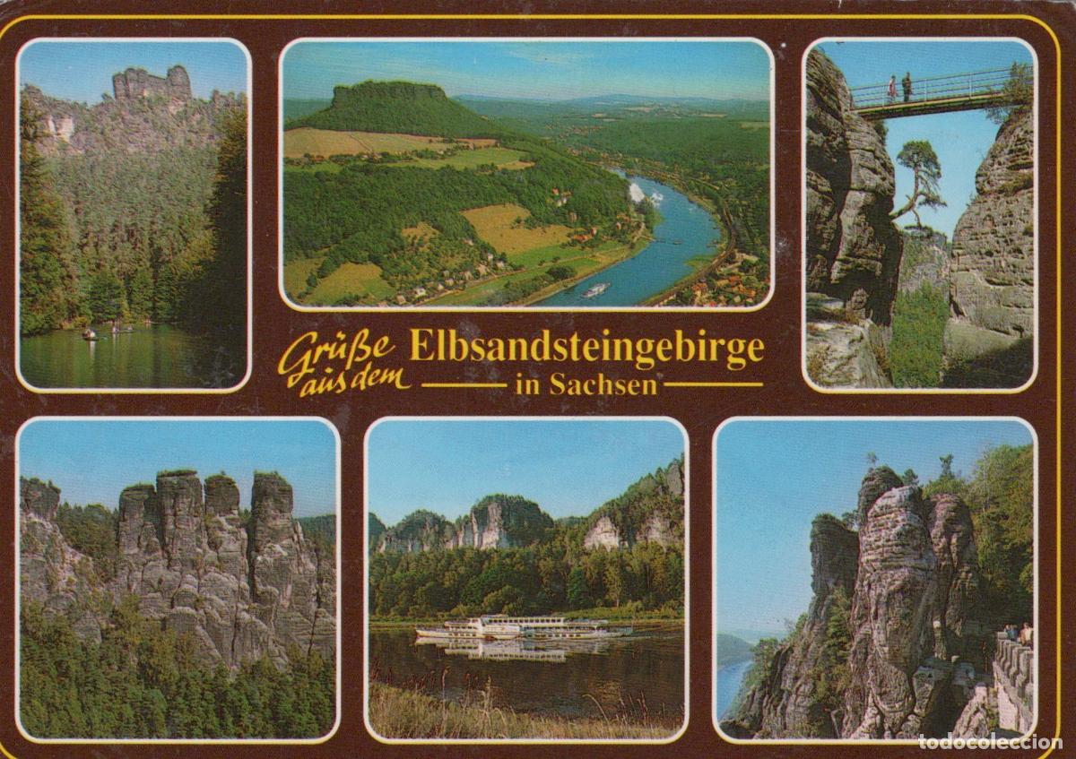 Postcards: Germany Elbsandsteingebirge River Elbe Bastei Bridge Amselsee *YAV805