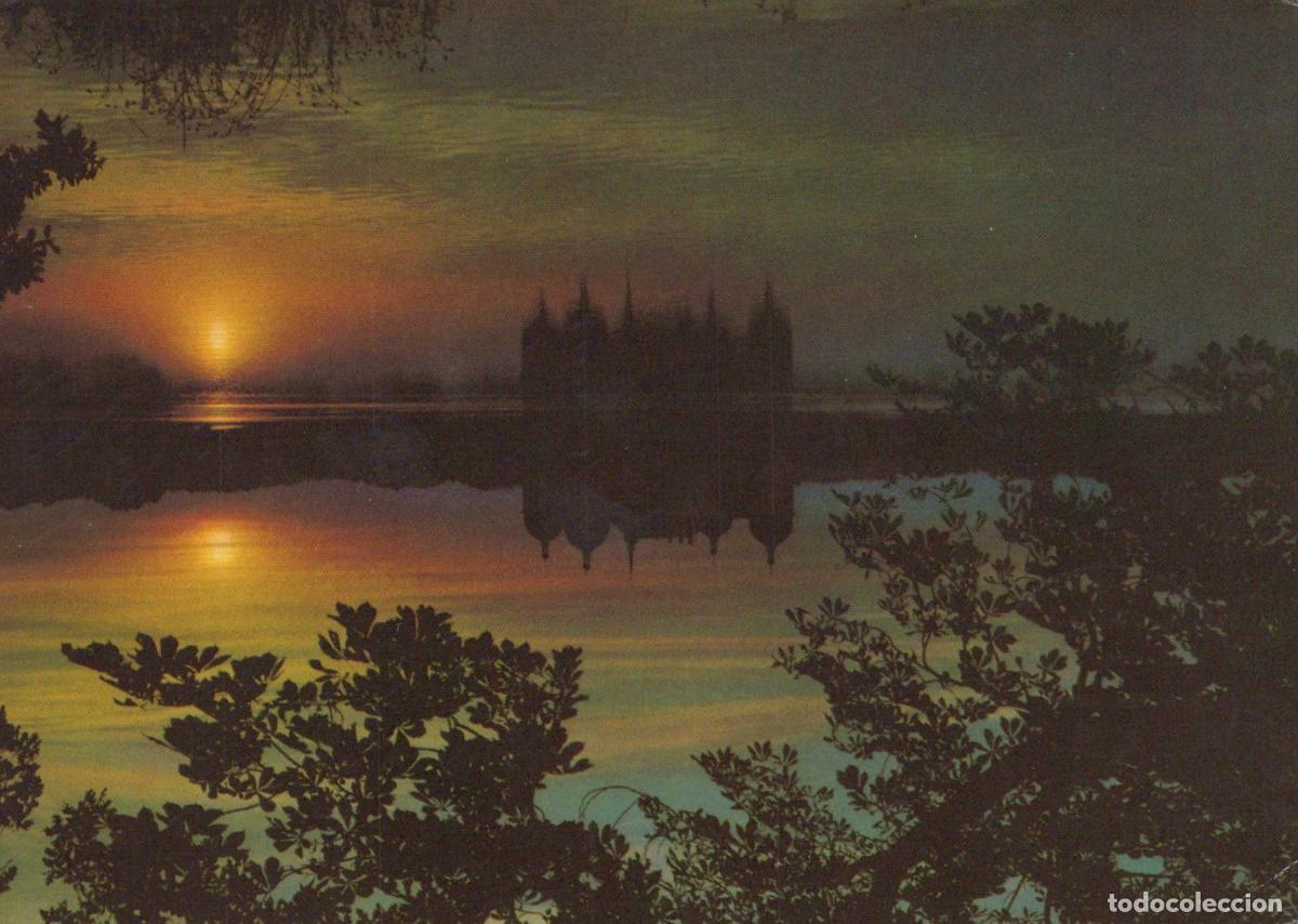 Postkarten: Germany Dresden Moritzburg Castle Sunset Reflection *YAV816