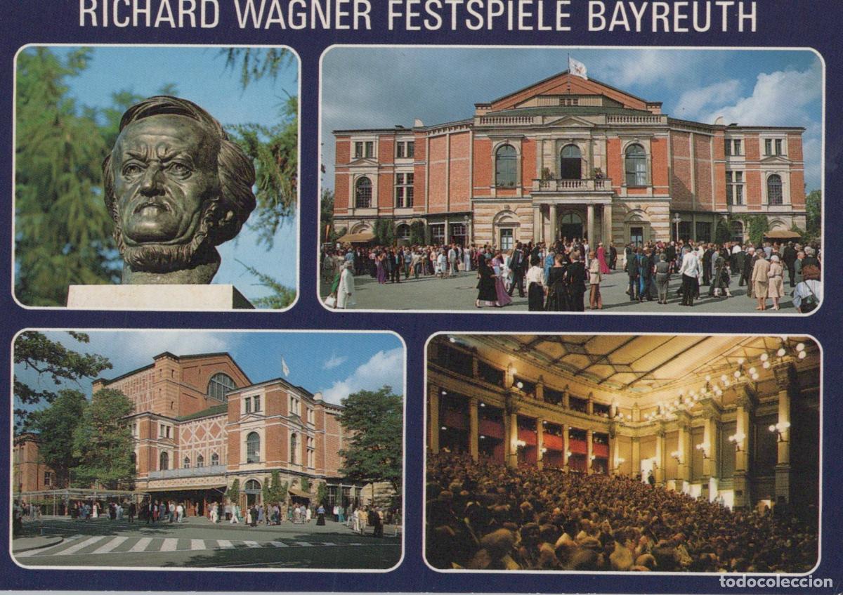Postcards: Germany Bayreuth Richard Wagner Festspiele Festival House Bust Unposted *YAV848