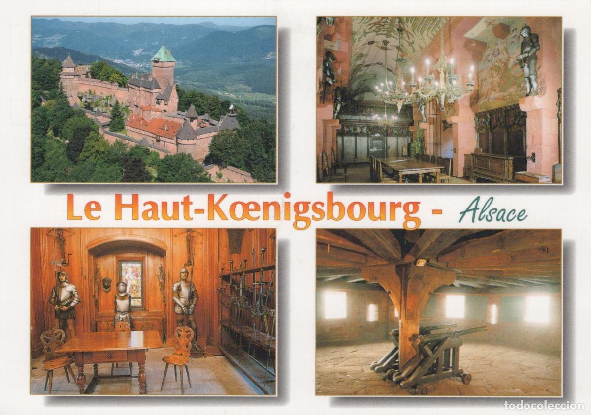 Postales: France Orschwiller Le Haut Koenigsbourg Castle Interior Exterior Views *YAV855
