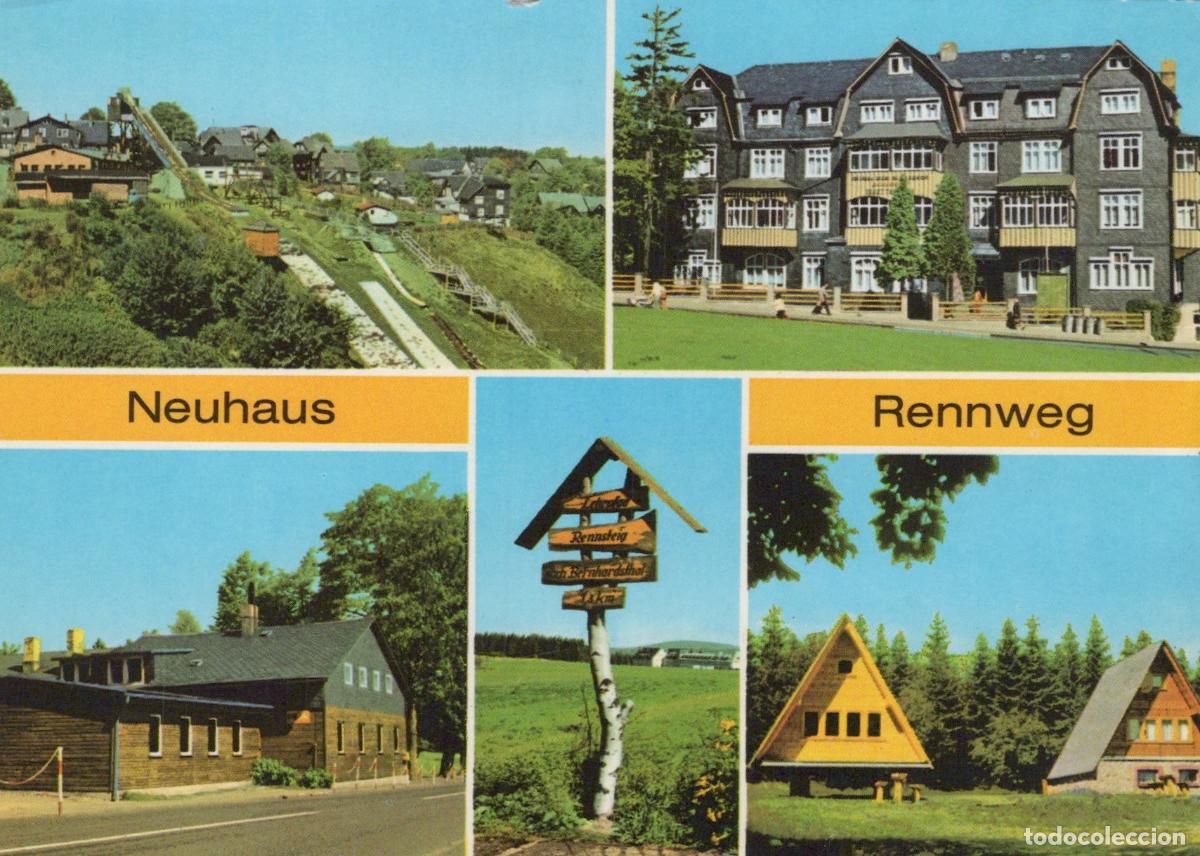 Postcards: Germany Neuhaus am Rennweg Neuhaus Rennweg Multi View Ski Jump Unposted *YAV627