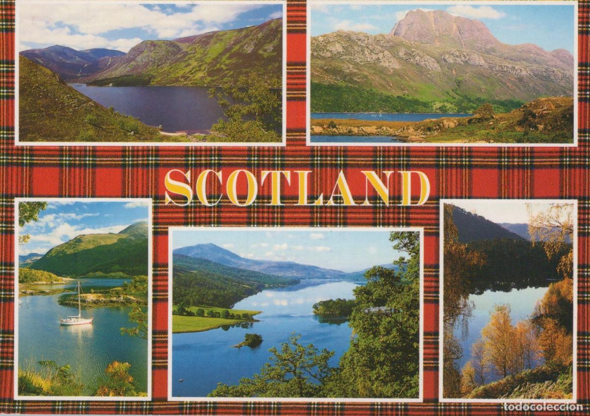 Postcards: United Kingdom Scotland Lochs Glens Multi View Landscape *YAV870