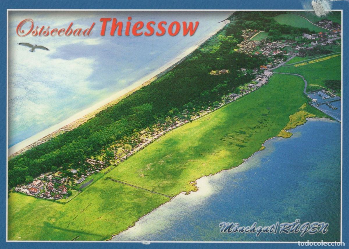 Postcards: Germany Thiessow Ostseebad M&ouml;nchgut R&uuml;gen Aerial View Baltic Sea Coast *YAV891