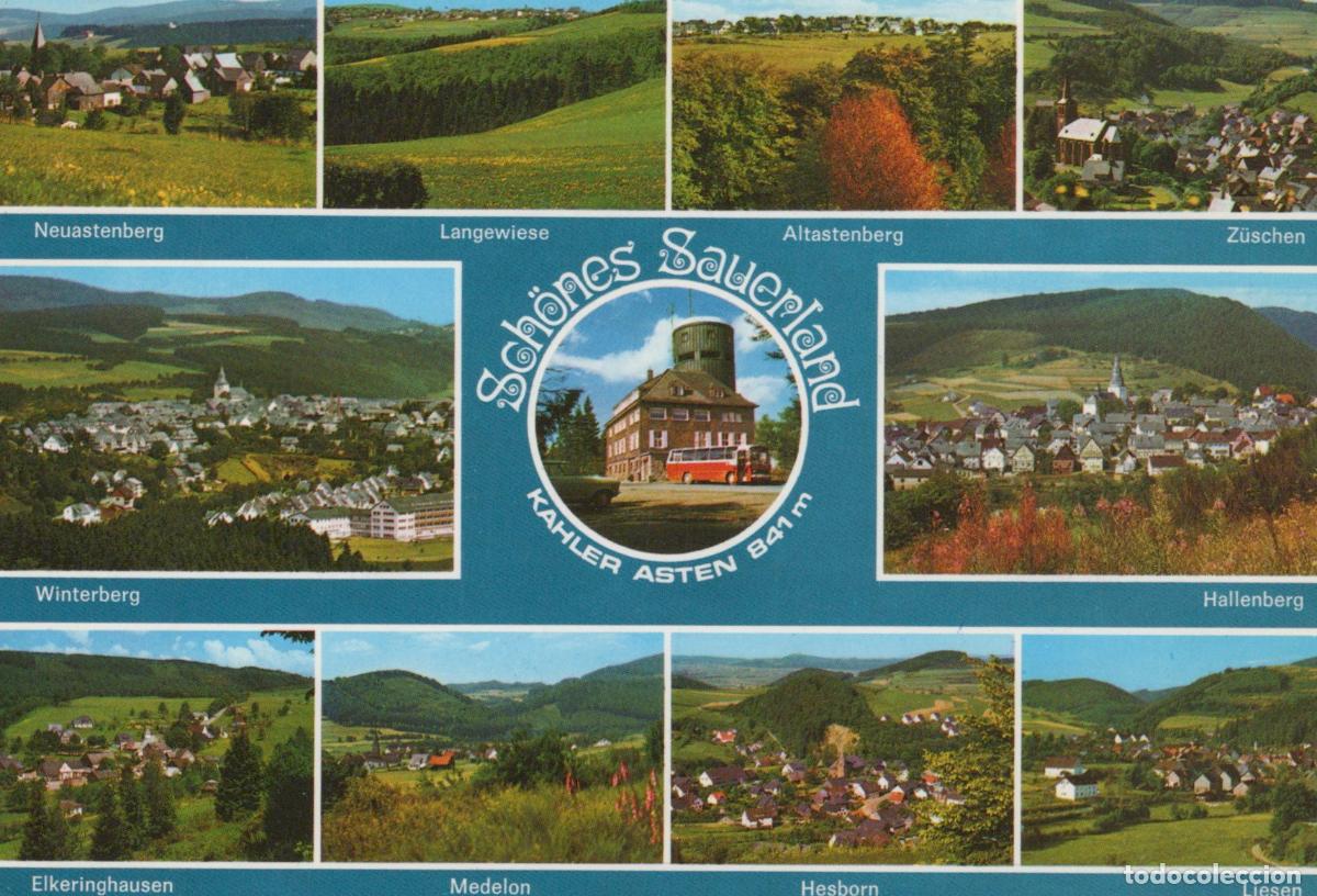 Postcards: Germany Sauerland Multi View Kahler Asten Tower Winterberg Hallenberg *YAV890