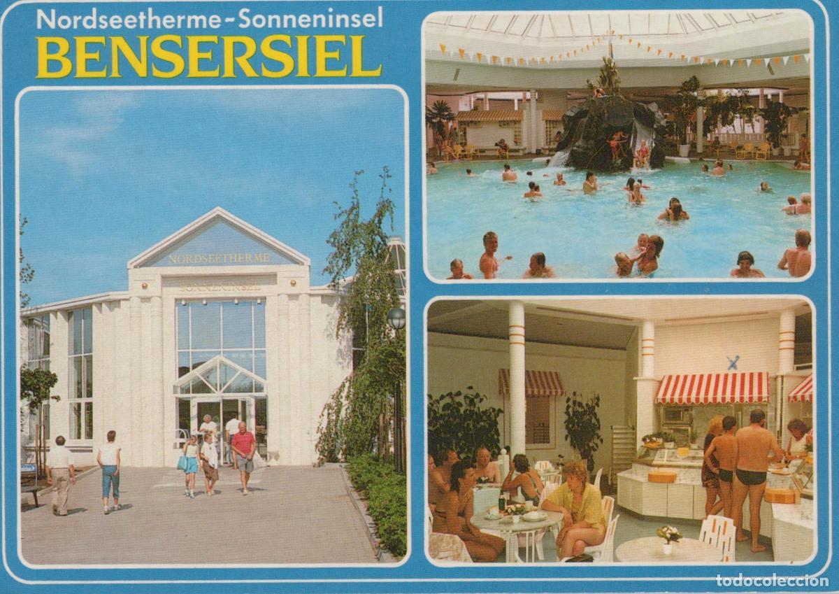 Cartes Postales: Germany Bensersiel Nordseetherme Sonneninsel Indoor Pool Restaurant *YAV669