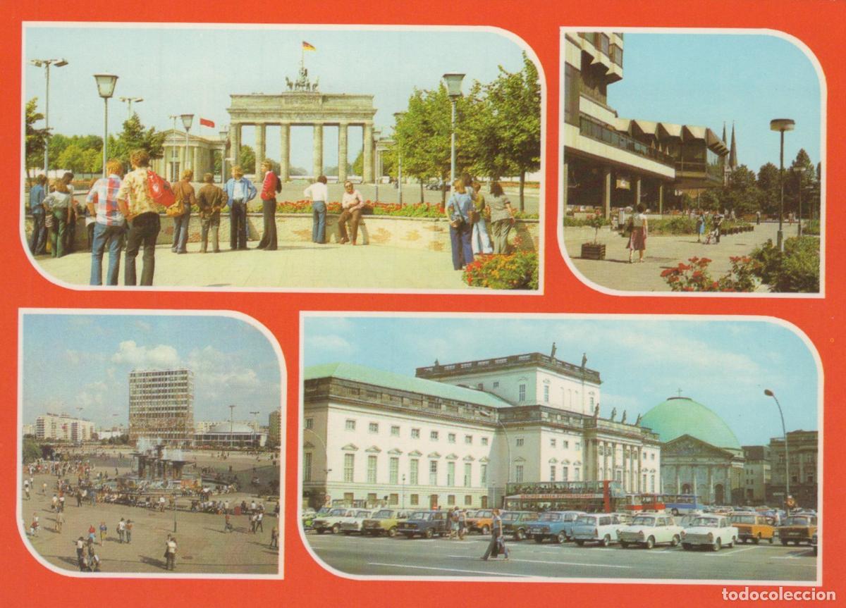 Cartes Postales: Germany Berlin Brandenburg Gate Palast Hotel Alexanderplatz Unposted *YAV920