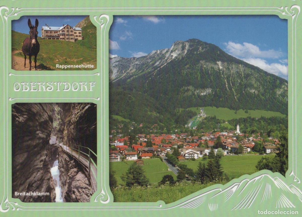 Cartes Postales: Germany Oberstdorf Mountain Village Rappenseeh&uuml;tte Breitachklamm Donkey *YAV682
