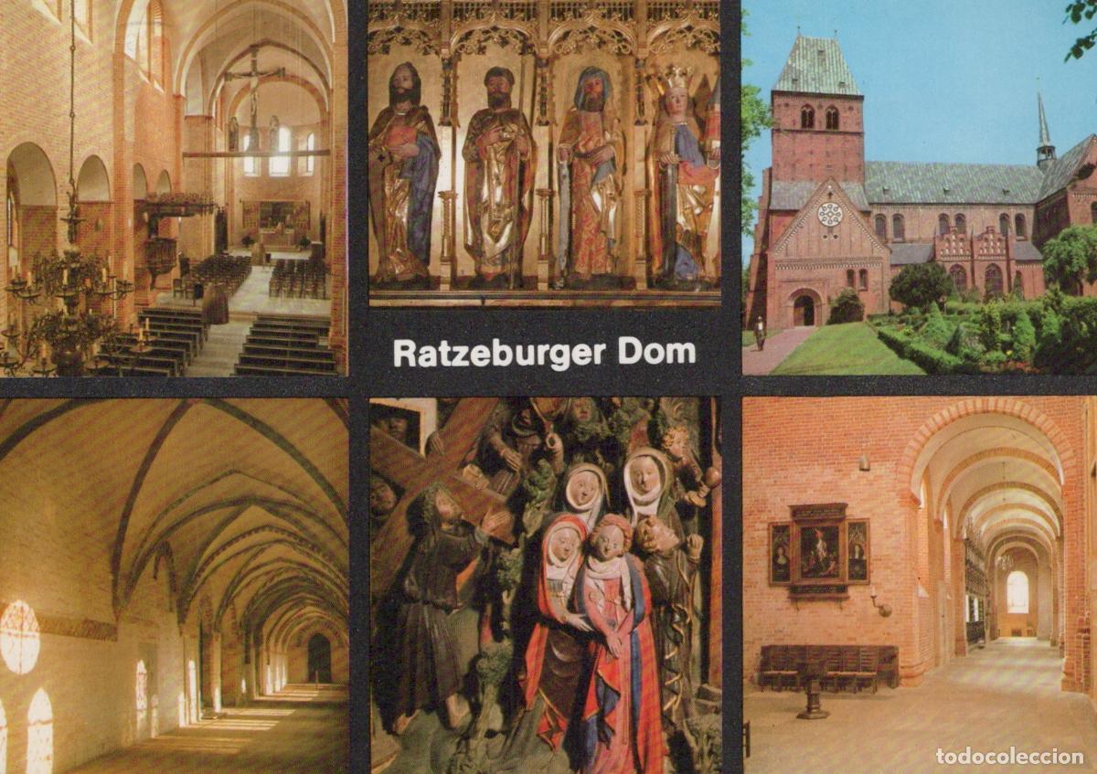 Cartes Postales: Germany Ratzeburg Cathedral Dom Interior Exterior Statues Altar *YAV704