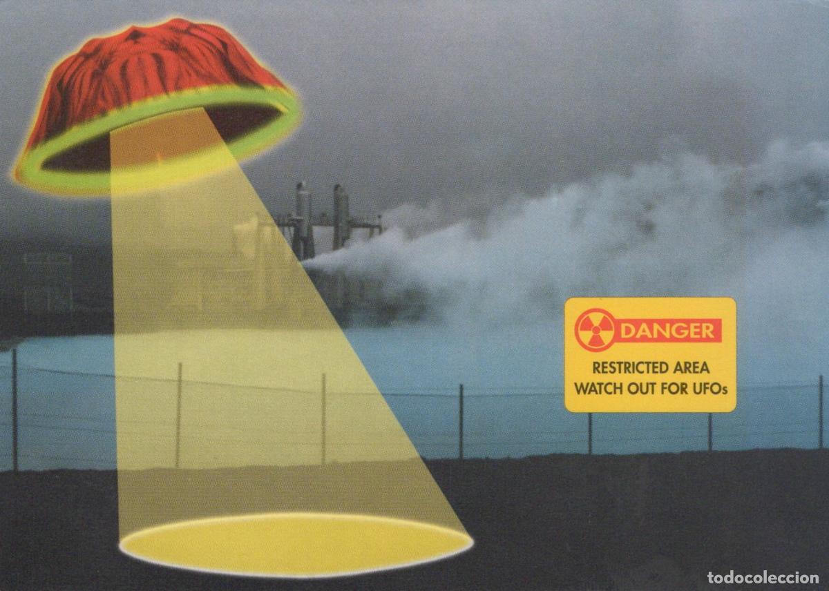 Cartoline: Germany Hannover Ufo Spaceship Beam Over Industrial Area With Restricted *YAV961