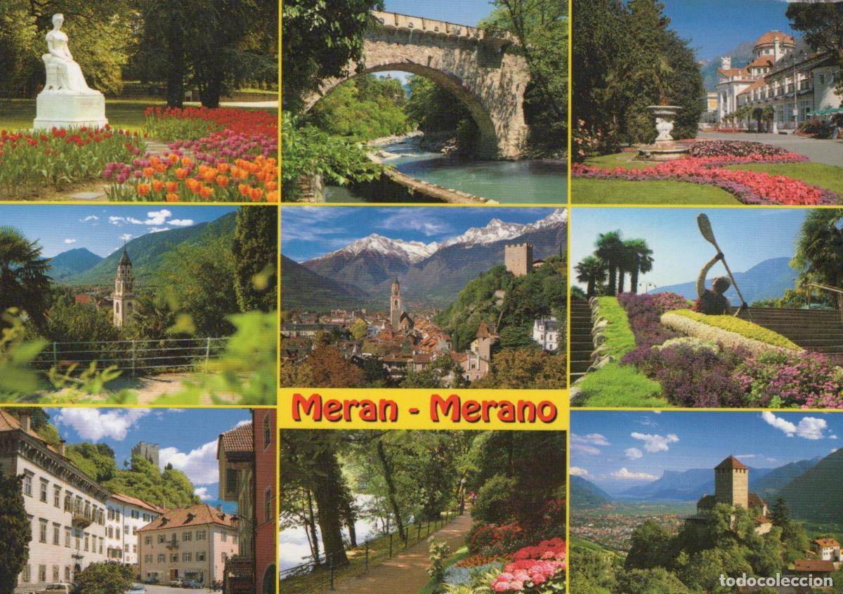 Postcards: Italy Meran Merano Multi View South Tyrol Cityscape Landscape *YAV970