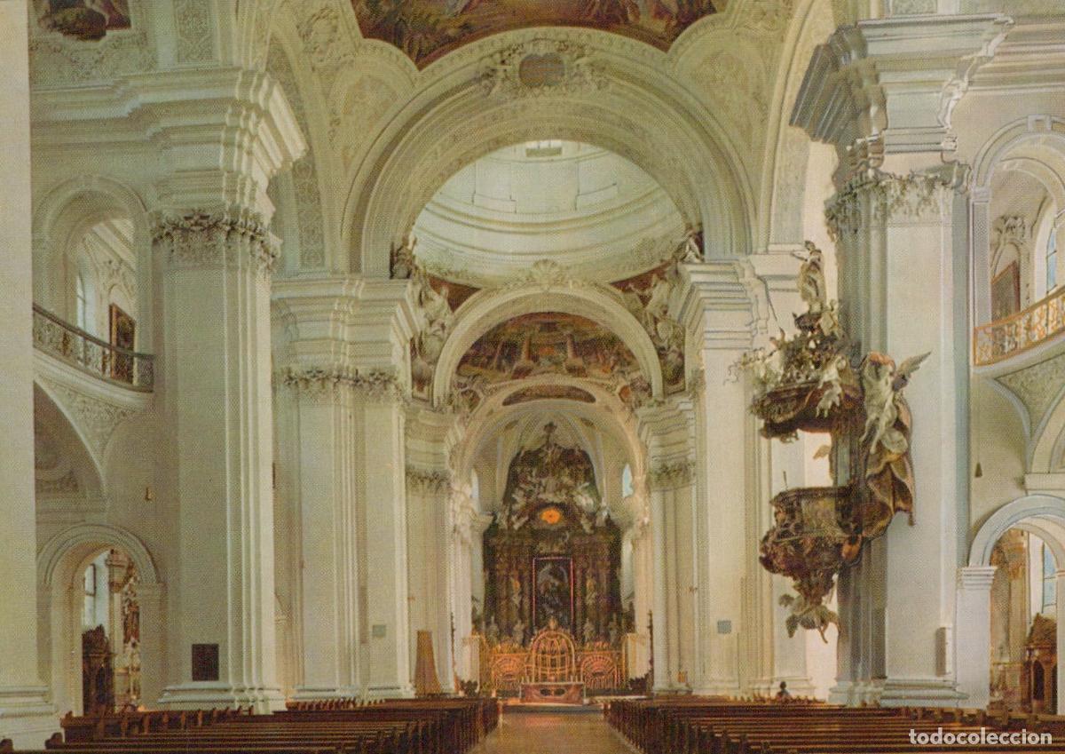 Postales: Germany Weingarten Benedictine Abbey Largest Baroque Church Unposted *YAV712