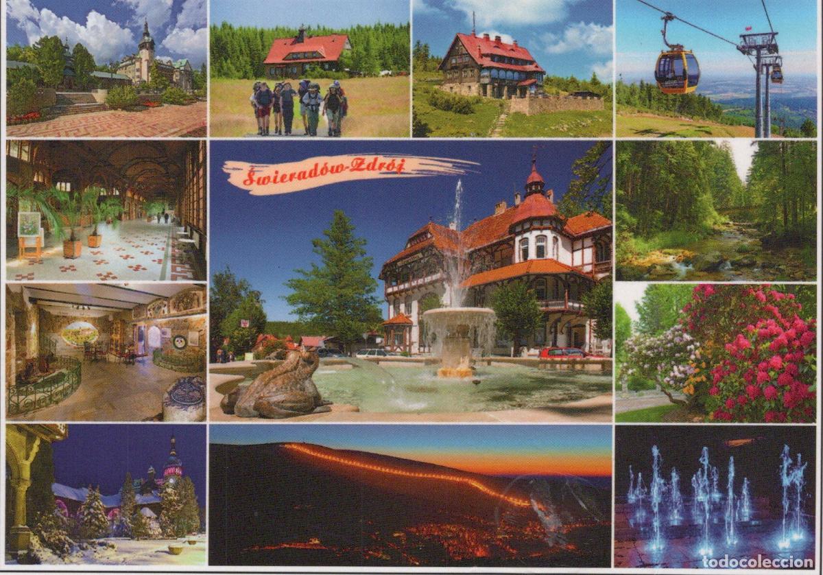 Postales: Poland Świerad&oacute;w Zdr&oacute;j Iser Mountains Spa Town Collage *YAV975