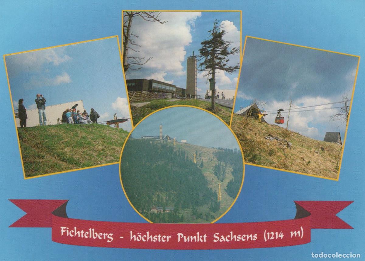 Postcards: Germany Oberwiesenthal Fichtelberg Highest Point Cable Car View Unposted *YAV981