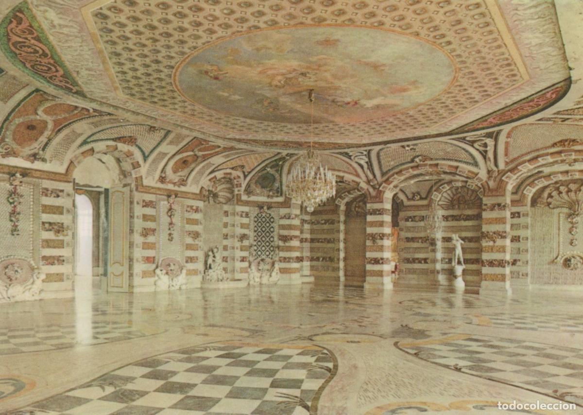 Postales: Germany Potsdam Sanssouci New Palace Shell Hall Interior Architecture *YAV724
