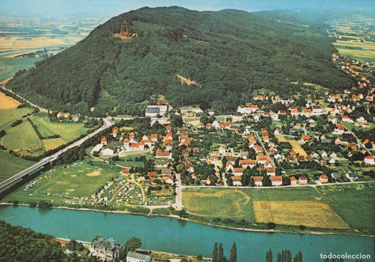 Postcards: Germany Porta Westfalica Kaiser Wilhelm Monument Barkhausen Unposted *YAV995
