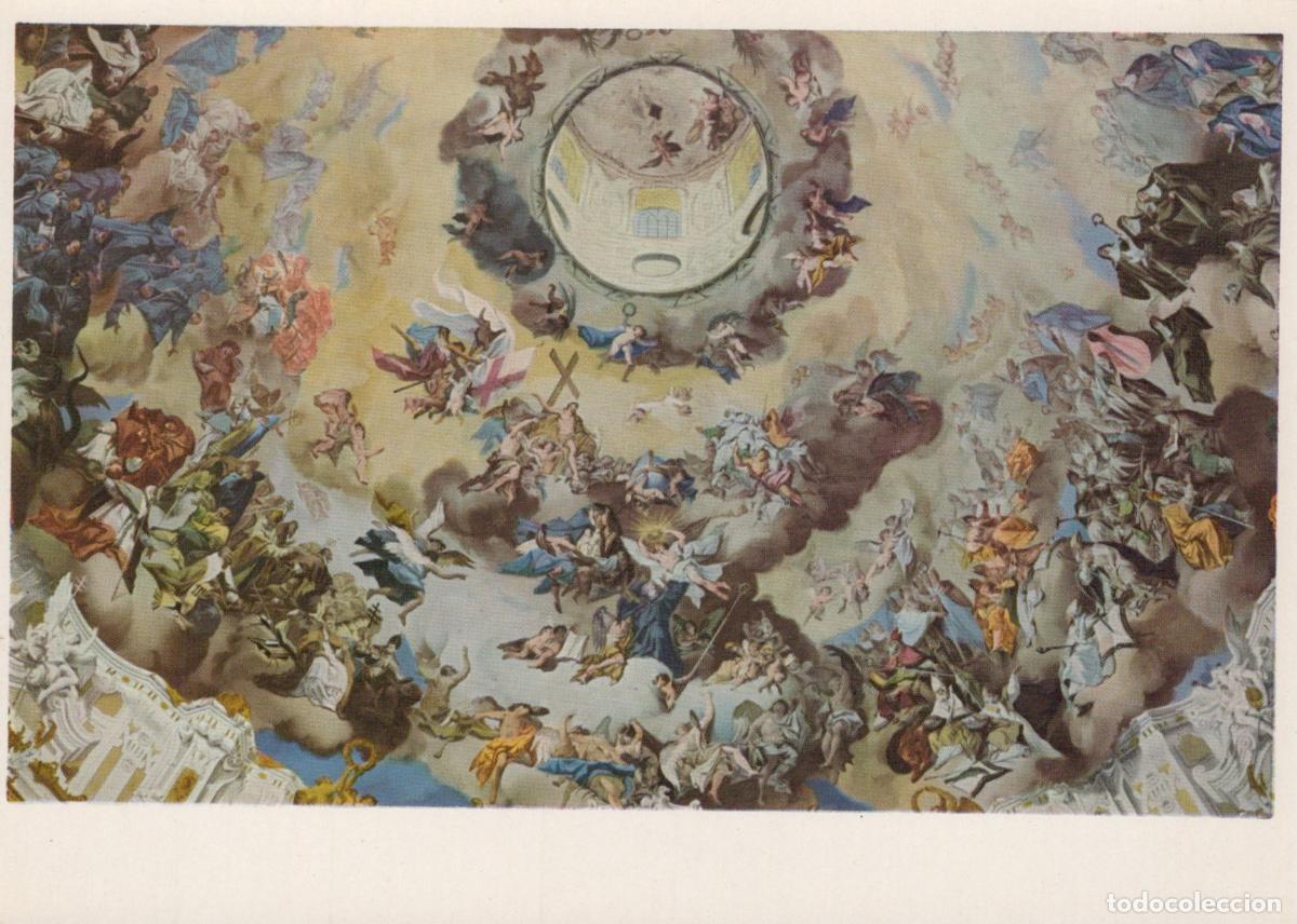 Postales: Germany Ettal Abbey Ceiling Painting Jakob Zeiler 1752 Baroque Unposted *YAV737