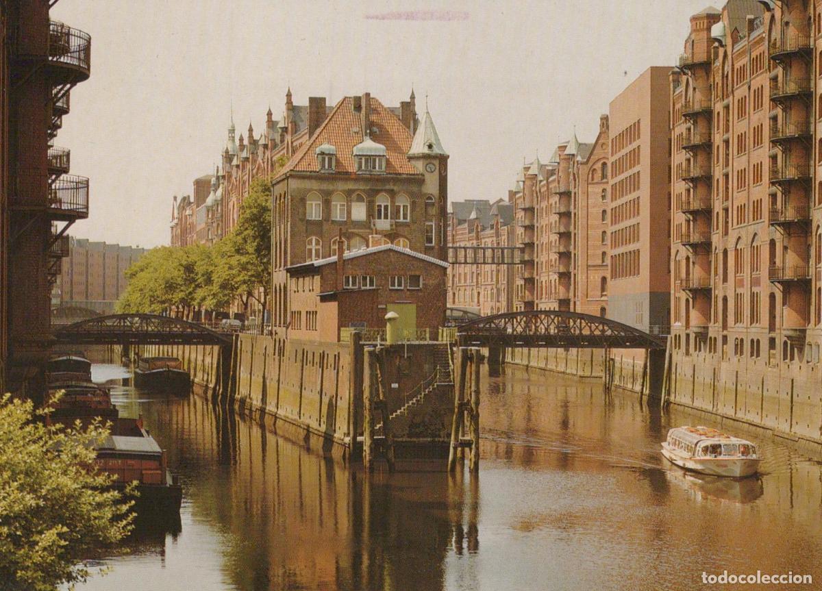Postcards: Germany Hamburg Wandrahms and Holl&auml;ndischbrookfleet in Unposted *YAV792