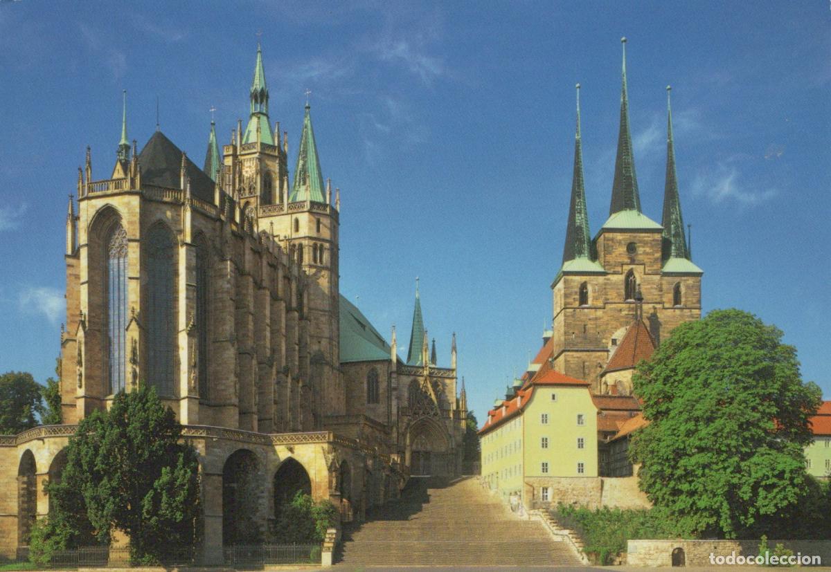 Postcards: Germany Erfurt Cathedral and St Severi Church Historic Religious *YAV819