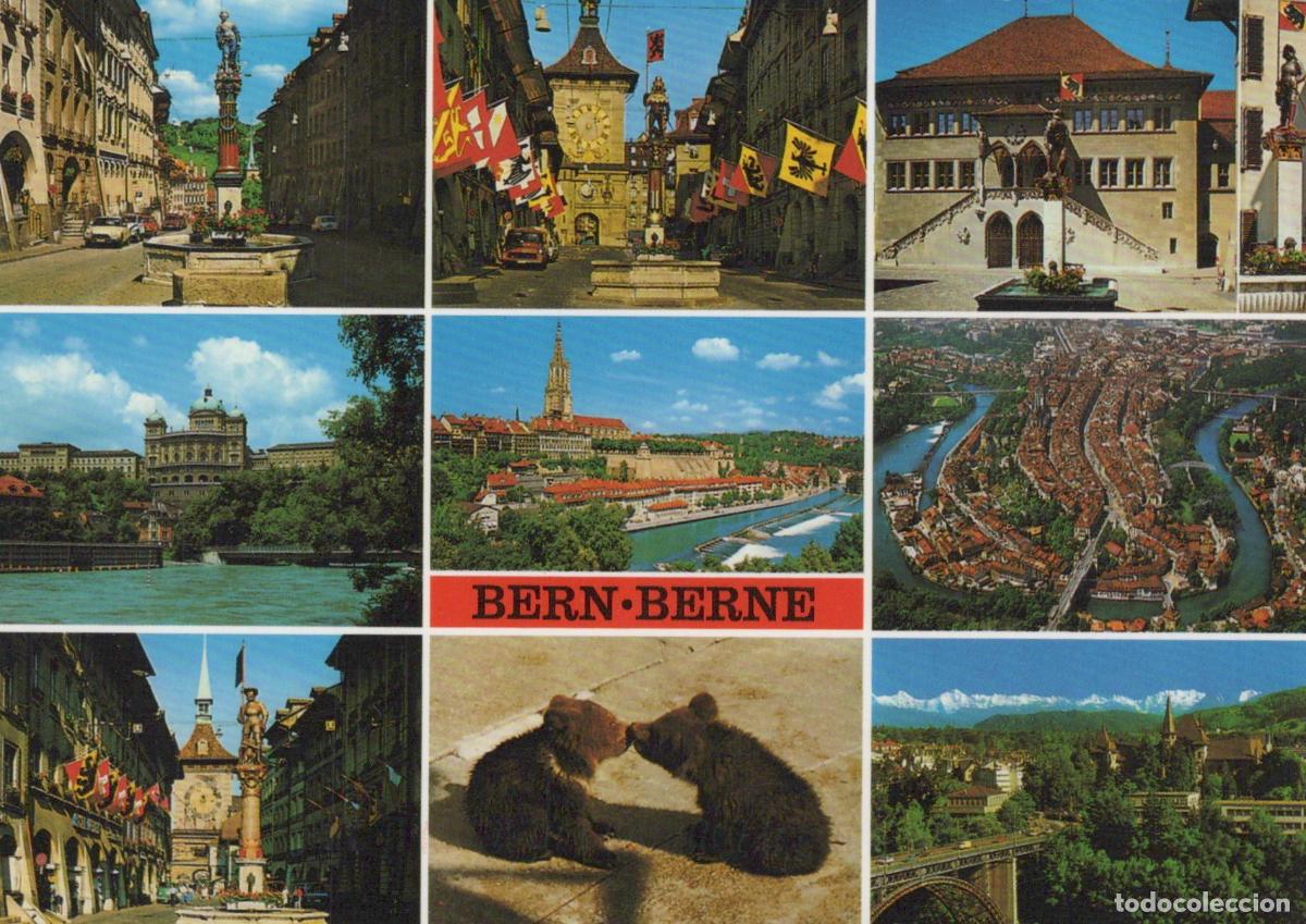 Postcards: Switzerland Bern Multi View With Cityscape Bears and Architecture *YAV829