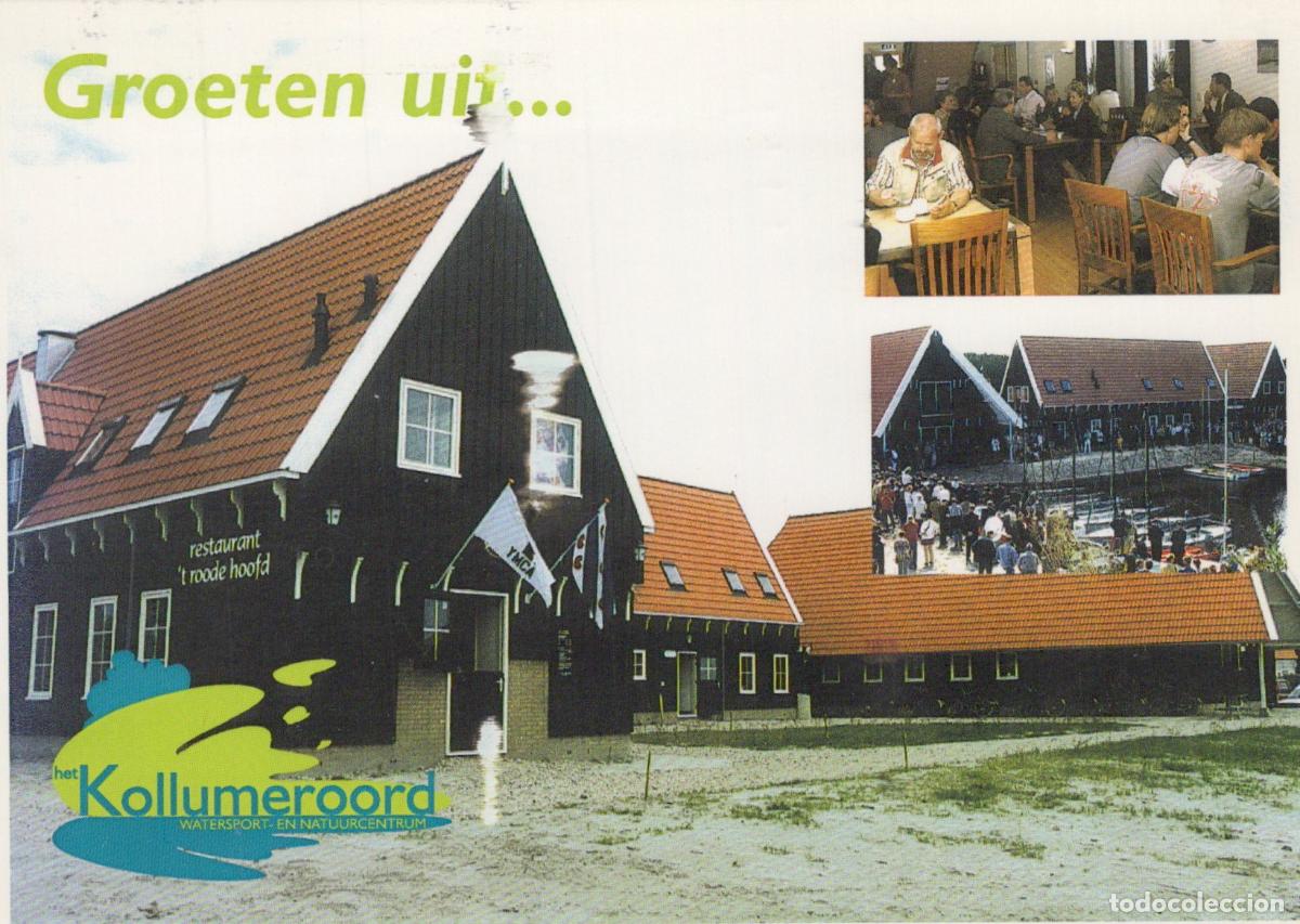 Cartoline: Netherlands Kollumeroord Watersport en Natuurcentrum Restaurant T Roode *YAV869