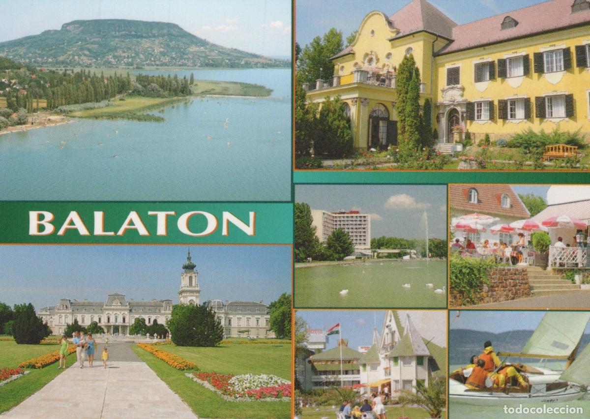 Cartes Postales: Hungary Balaton Lake and Palace Architecture Landscape Sailing *YAV892