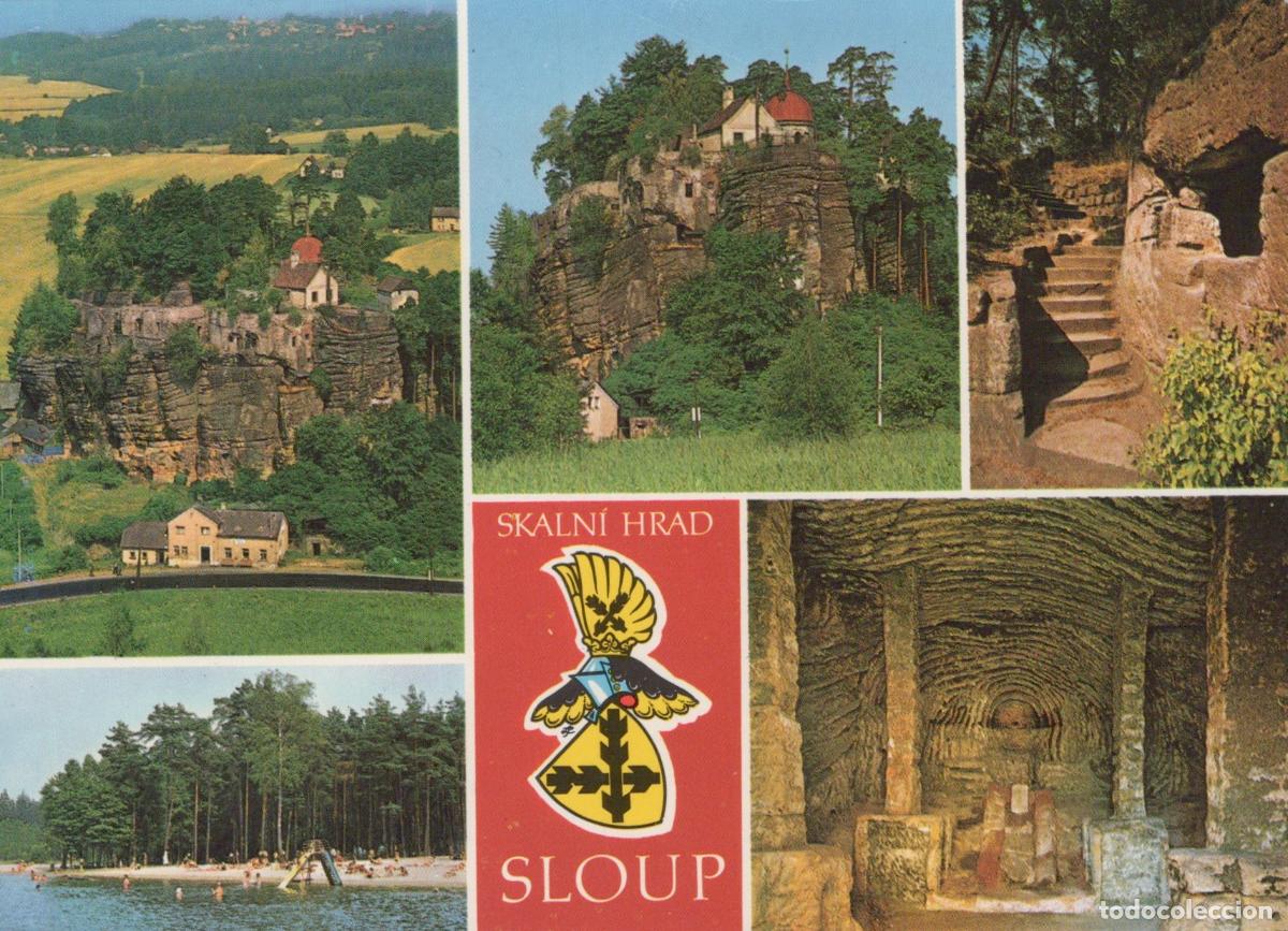 Cartes Postales: Czech Republic Sloup V Čech&aacute;ch Sloup Rock Castle Cave and Lake Unposted *YAV909