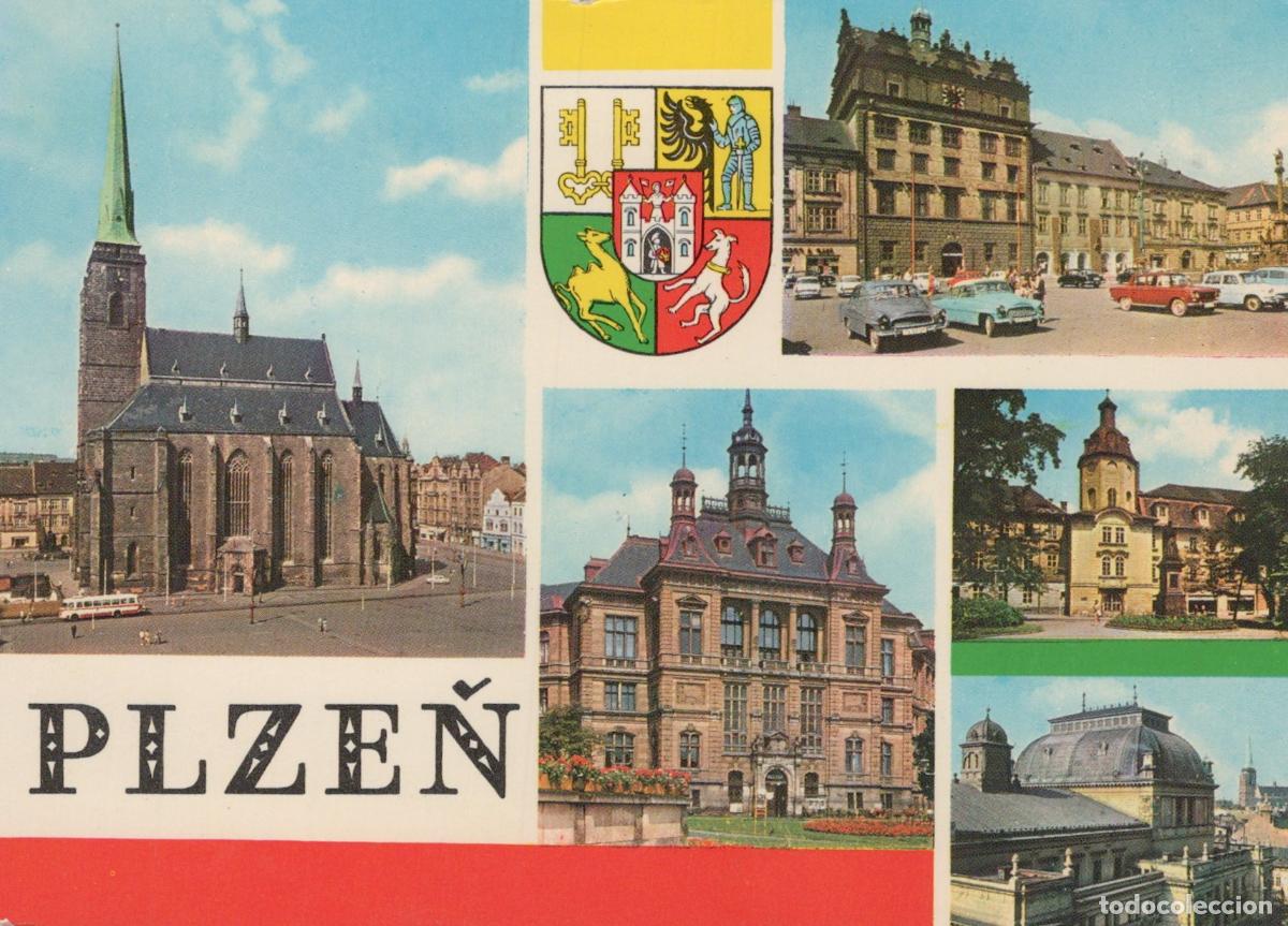 Cartes Postales: Czech Republic Pilsen City Collage Architecture Cathedral Unposted *YAV912