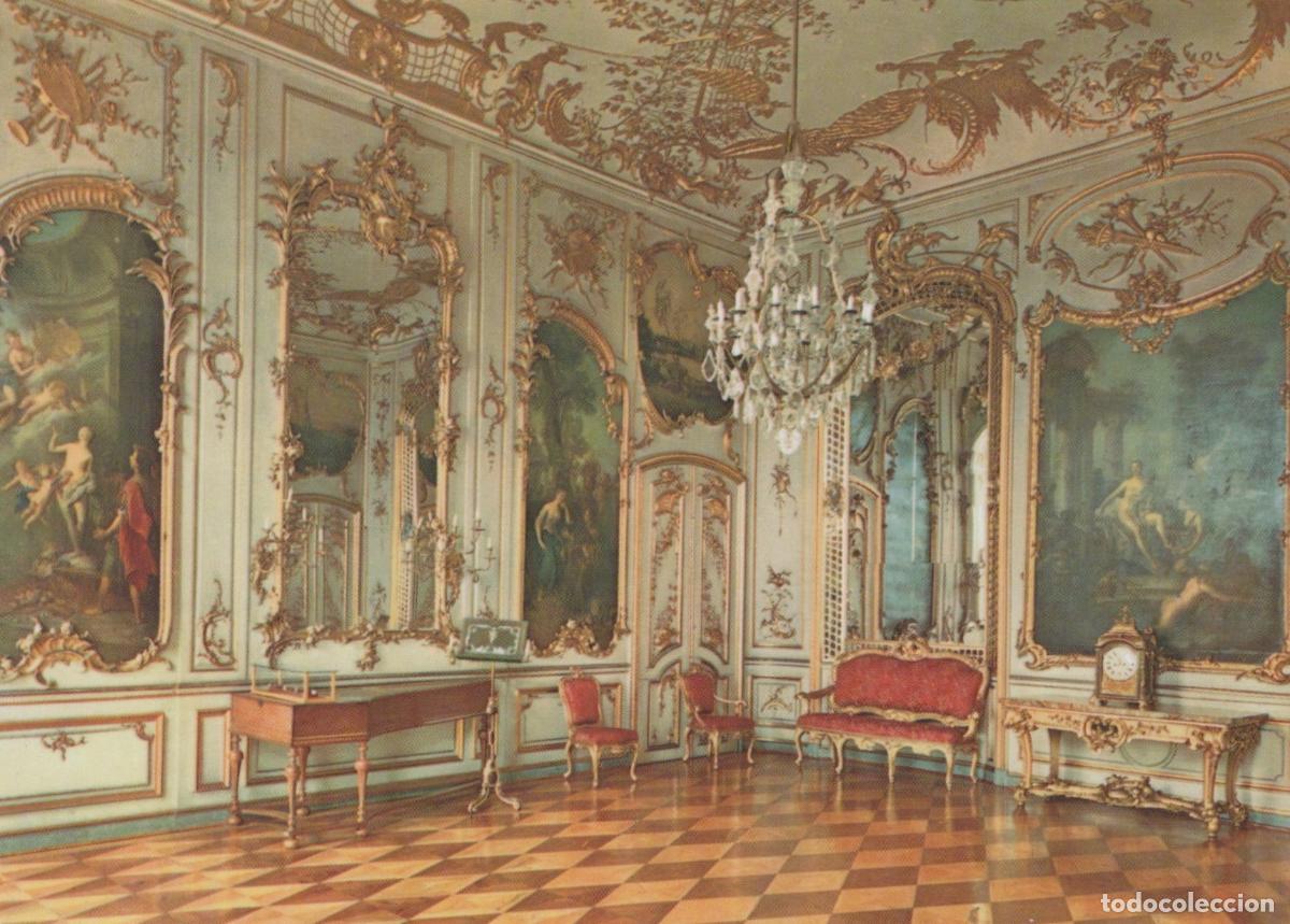 Cartoline: Germany Potsdam Sanssouci Palace Concert Room Rococo Interior Unposted *YAV932