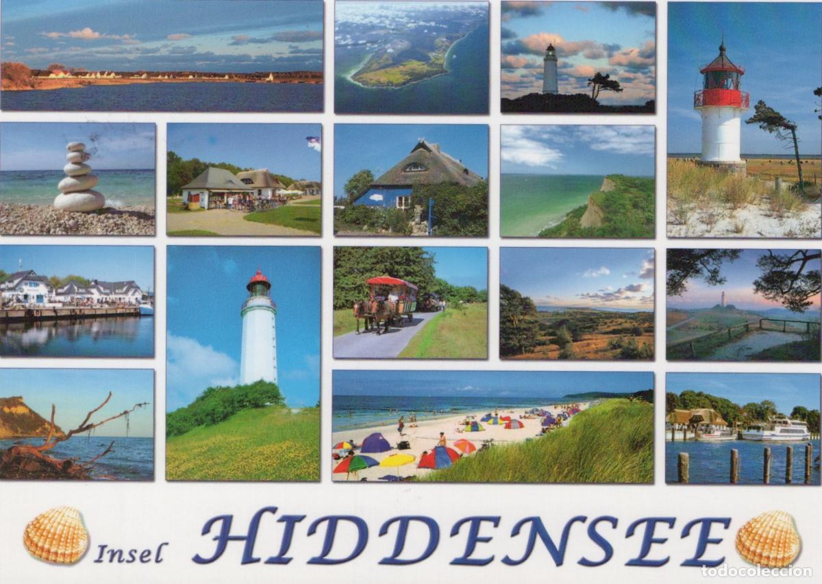 Cartoline: Germany Hiddensee Island Multi View Lighthouse Beach Landscape *YAV944