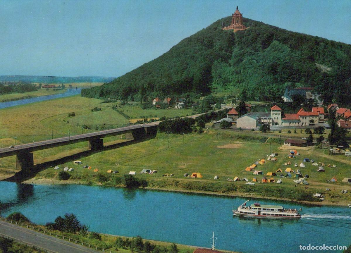 Cartoline: Germany Porta Westfalica View From Jakobsberg Over Weser and Unposted *YAV994