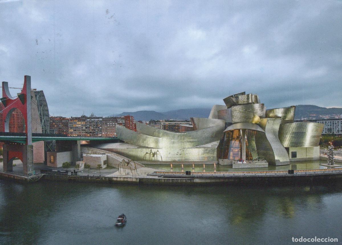 Cartoline: Spain Bilbao Guggenheim Museum la Salve Bridge Architecture *YAW013