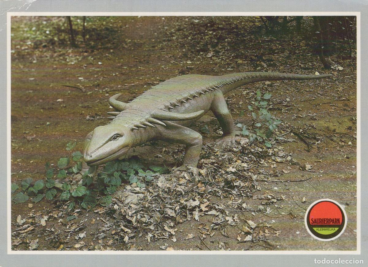 Postcards: Germany Kleinwelka Saurierpark Desmatosuchus Dinosaur Statue *YAW011