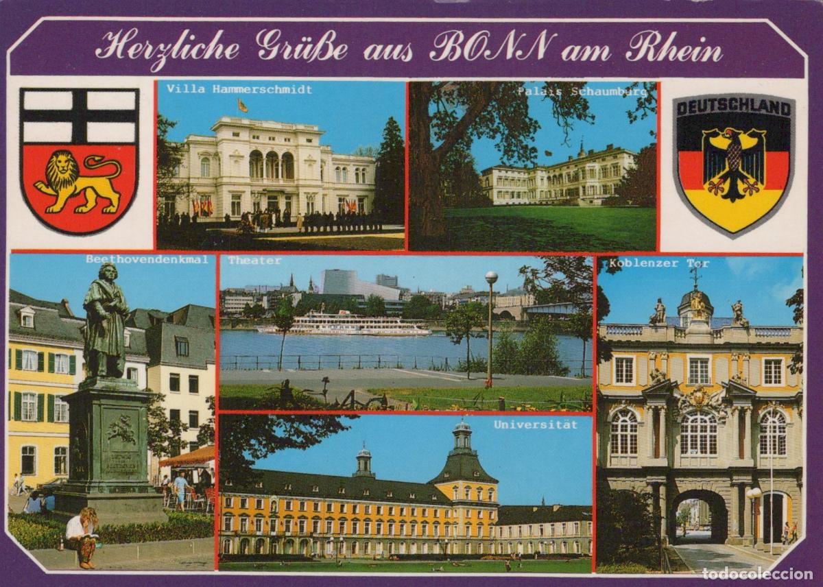 Postcards: Germany Bonn Am Rhein Multi View Villa Hammerschmidt Palais Schaumburg *YAW020