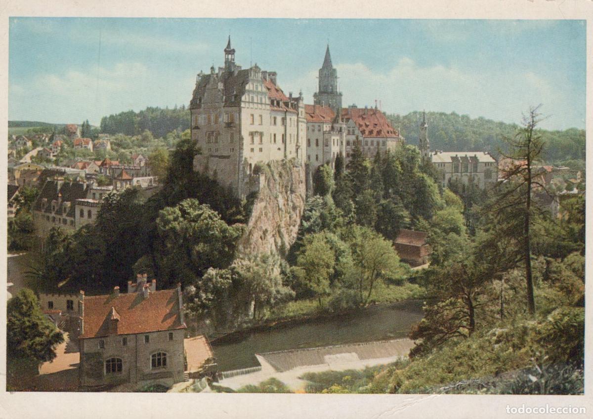 Cartes Postales: Germany Sigmaringen Castle and Town On the Danube River *YAW030