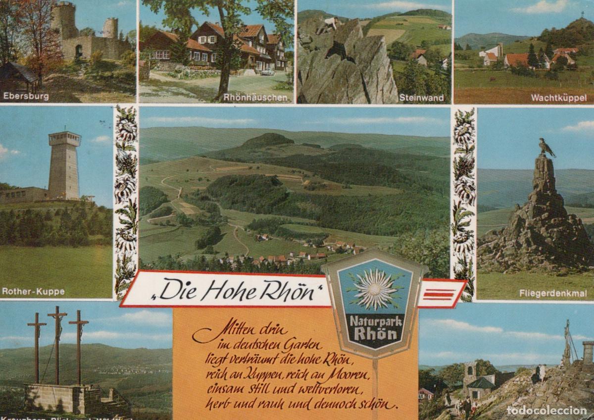 Cartes Postales: Germany Rh&ouml;n Mountains Multi View Ebersburg Steinwand Wachtk&uuml;ppel *YAW033